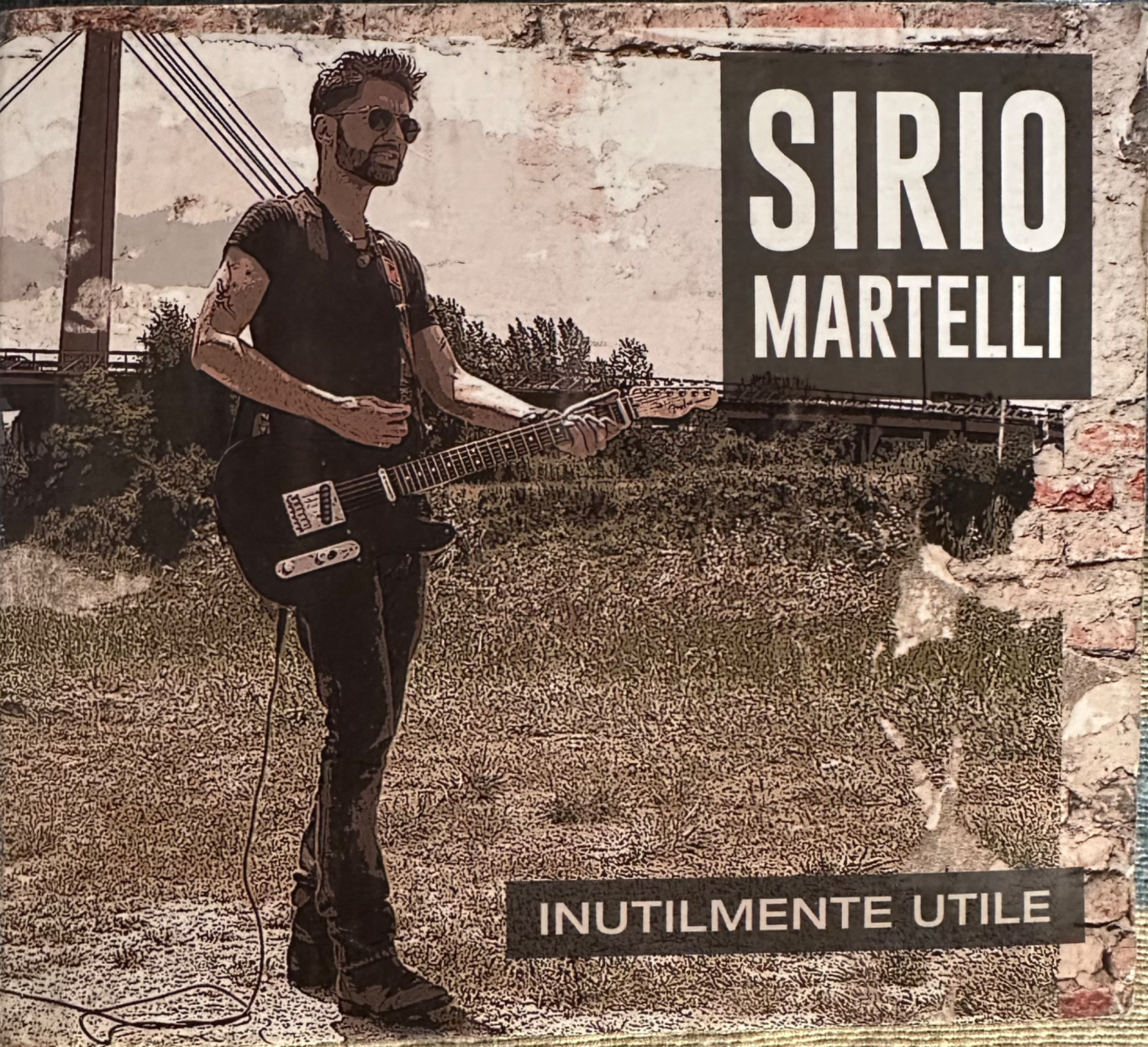 Sirio Martelli - Copertina del disco 'Inutilmente Utile' Sirio Martelli - Copertina del disco 'Inutilmente Utile'